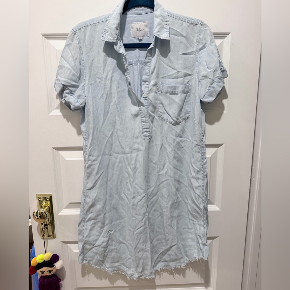 Rails Valerie light blue shirtdress